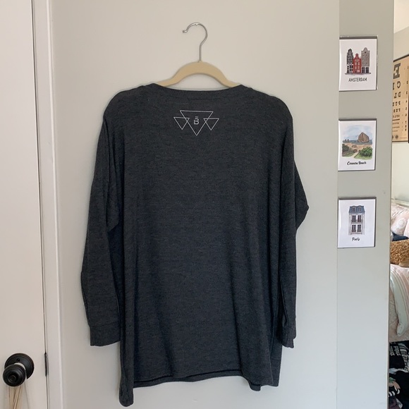 Dark Grey Comfy Sweater! - Picture 4 of 4